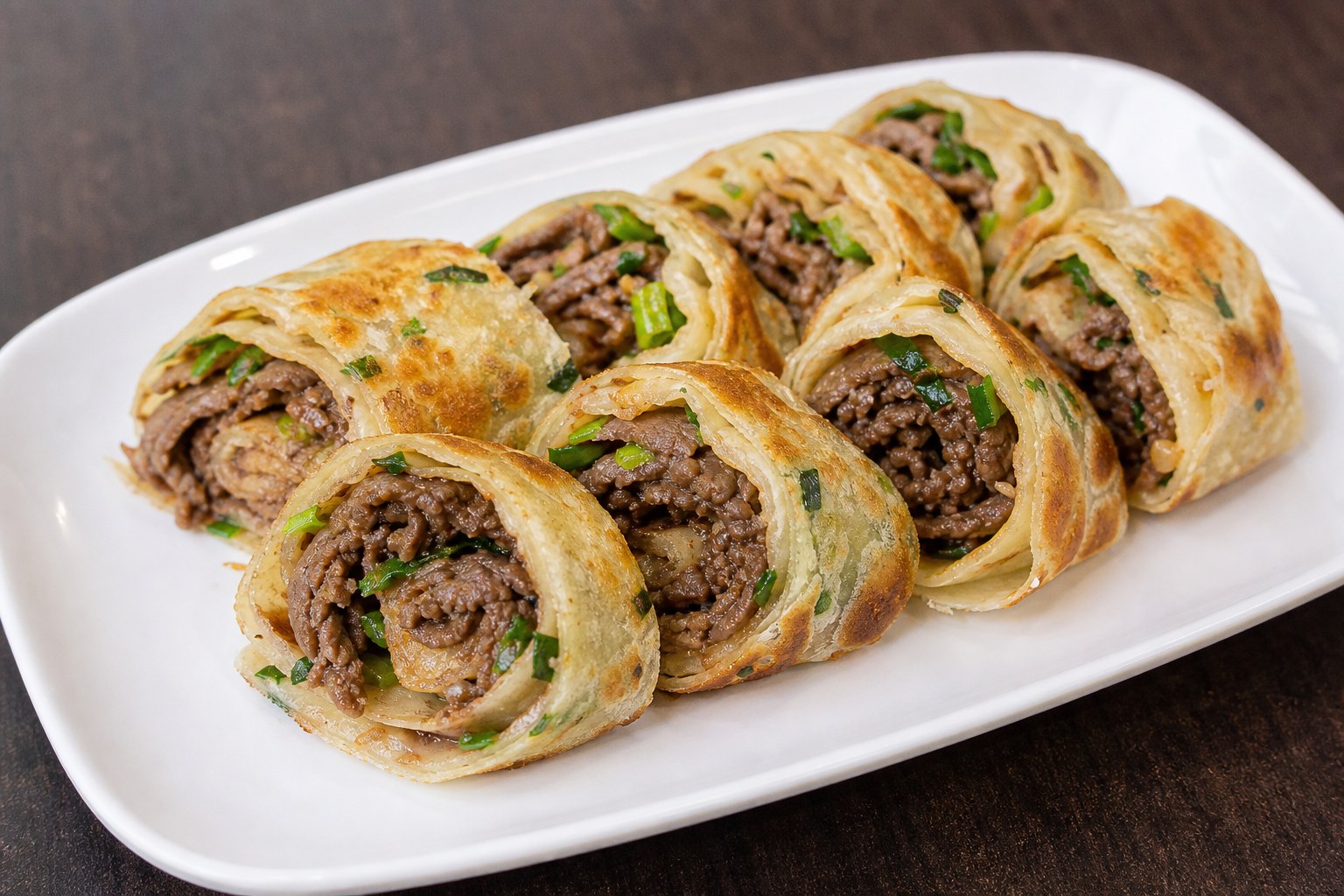 Beef Roll Pancake — Chili Szechuan Philadelphia