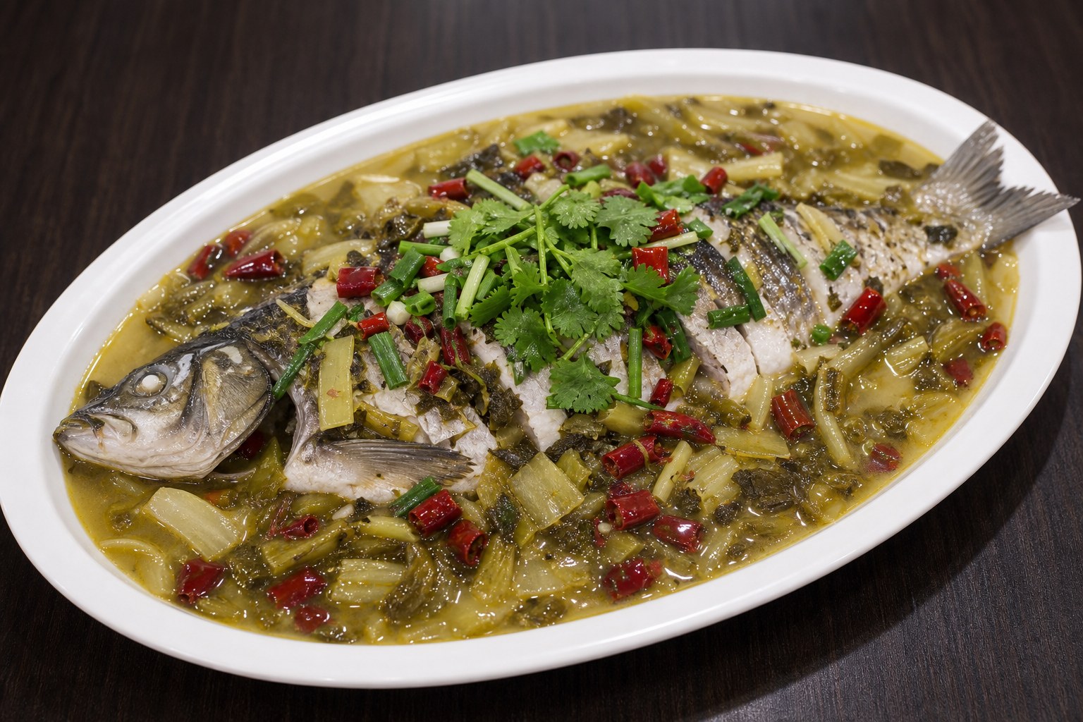 Pickled Cabbage with Whole Fish — Chili Szechuan Philadelphia