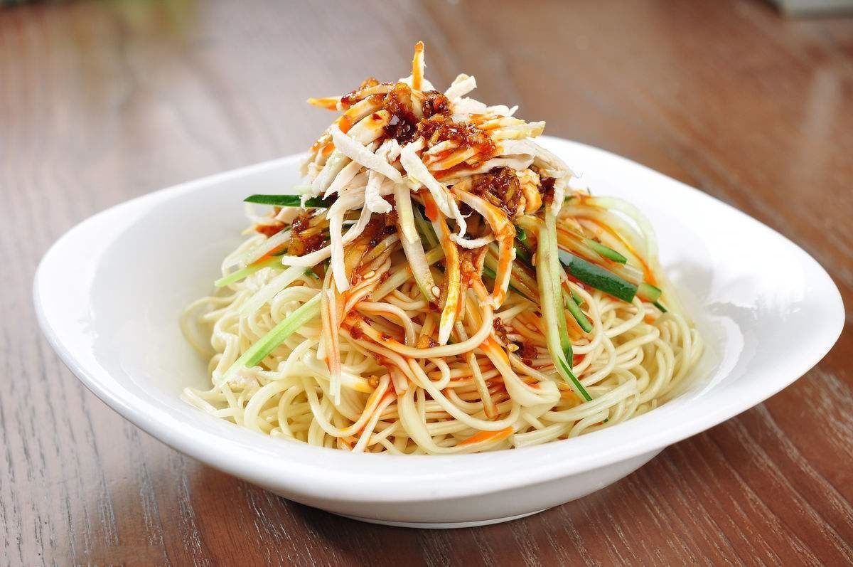 Cold Chicken Noodles — Chili Szechuan Philadelphia