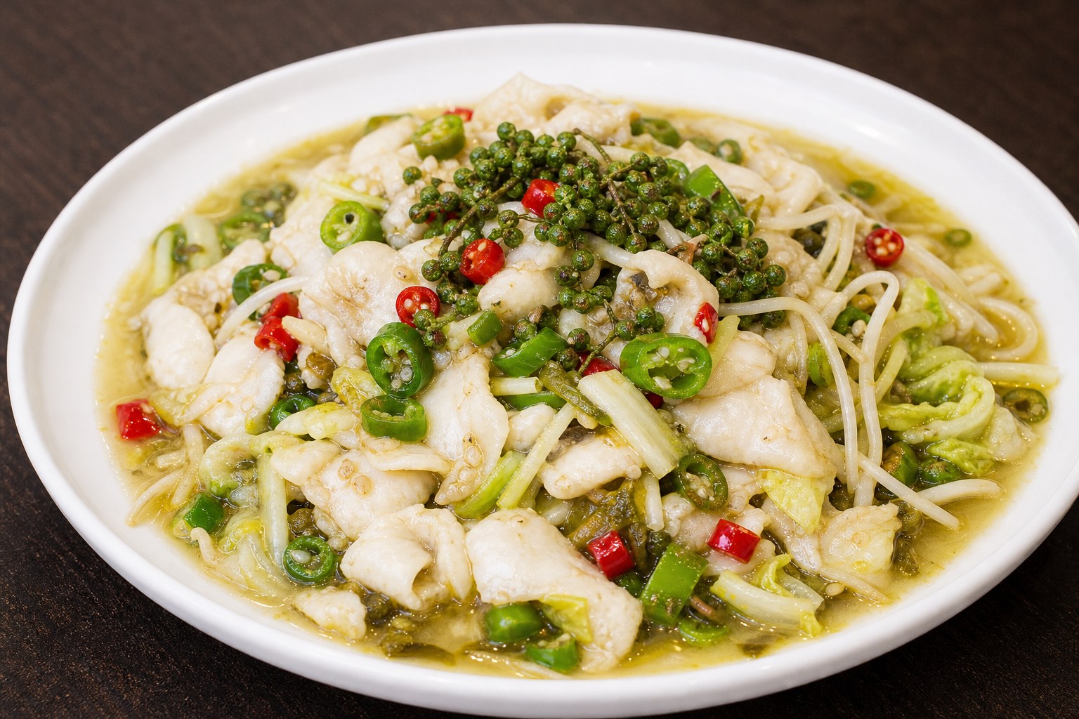 Green Peppercorn Style — Chili Szechuan Philadelphia