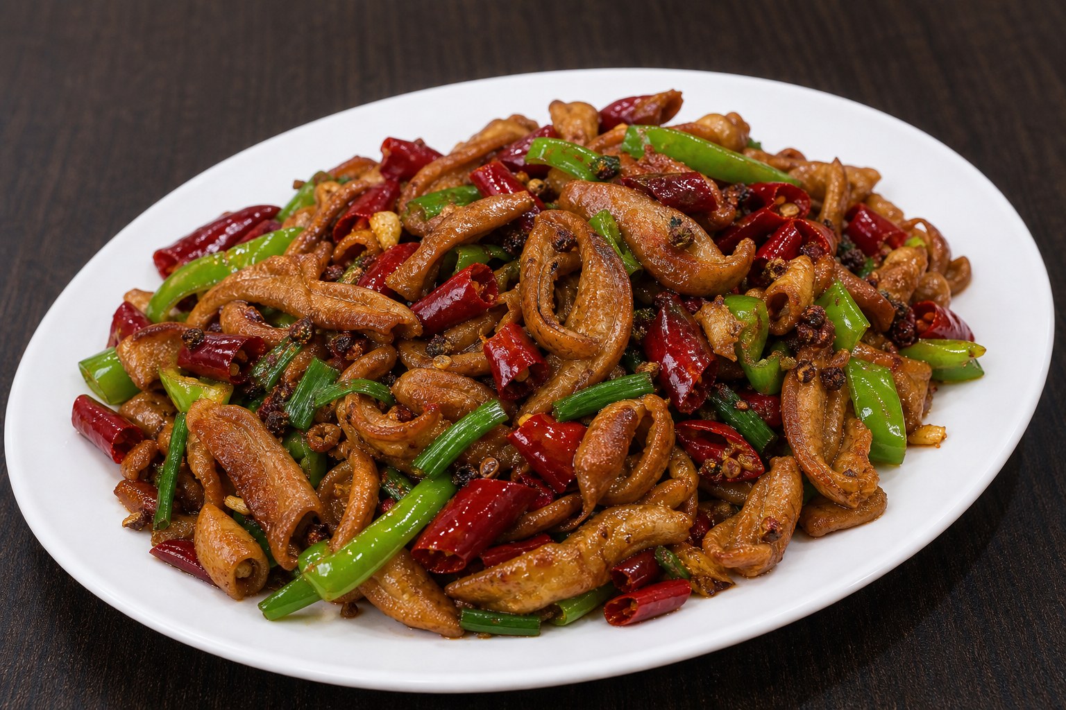 Dry-Fried Pork Intestine — Chili Szechuan Philadelphia