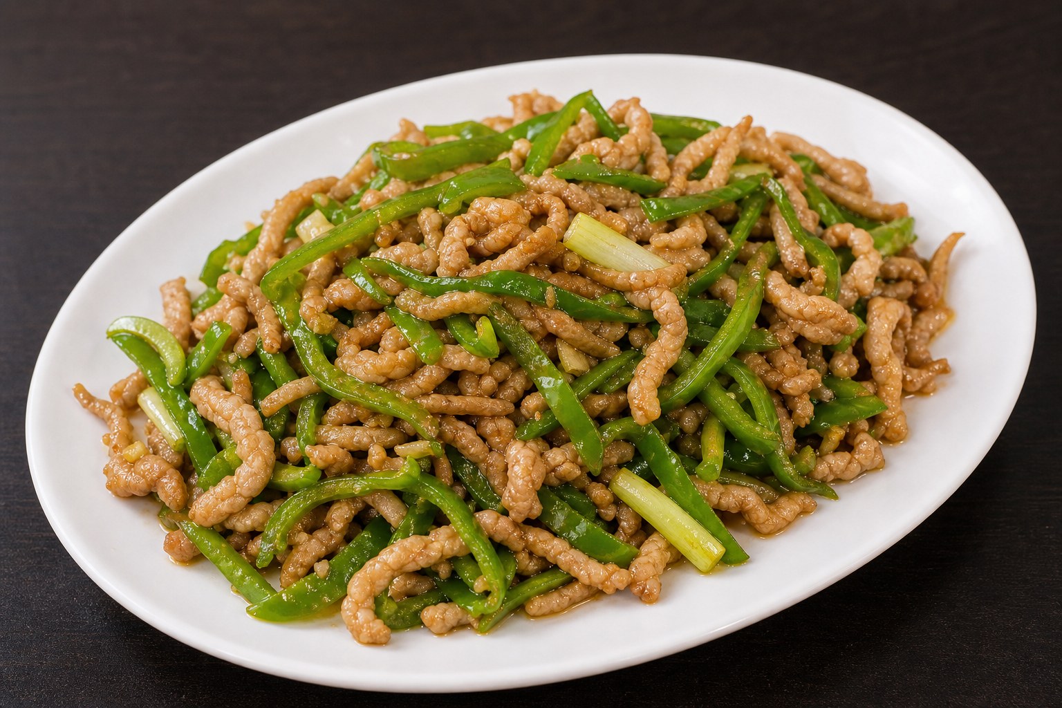 Shredded Pork with Green Peppers — Chili Szechuan Philadelphia