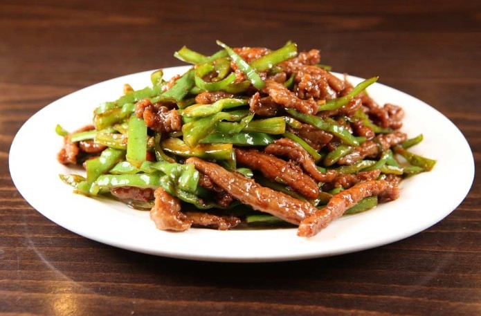 Shredded Beef With Asian Pepper — Chili Szechuan Philadelphia